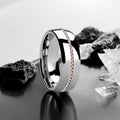 ROSSMOOR Tungsten Carbide men's wedding band, image 1