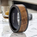 SCOTCH Black Ceramic men's wedding band, image 1