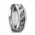 SKYLO — hero shot — men's tungsten carbide wedding ring | Aydins Jewelry