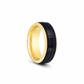 SOLSTICE — hero shot — men's tungsten carbide wedding ring | Aydins Jewelry