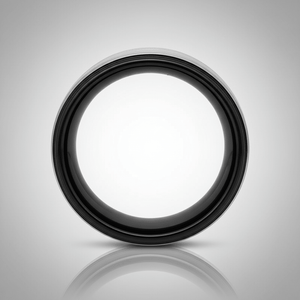 SPHERE — alternate angle — men's tungsten carbide wedding ring | Aydins Jewelry