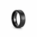 SQUAD — hero shot — men's tungsten carbide wedding ring | Aydins Jewelry