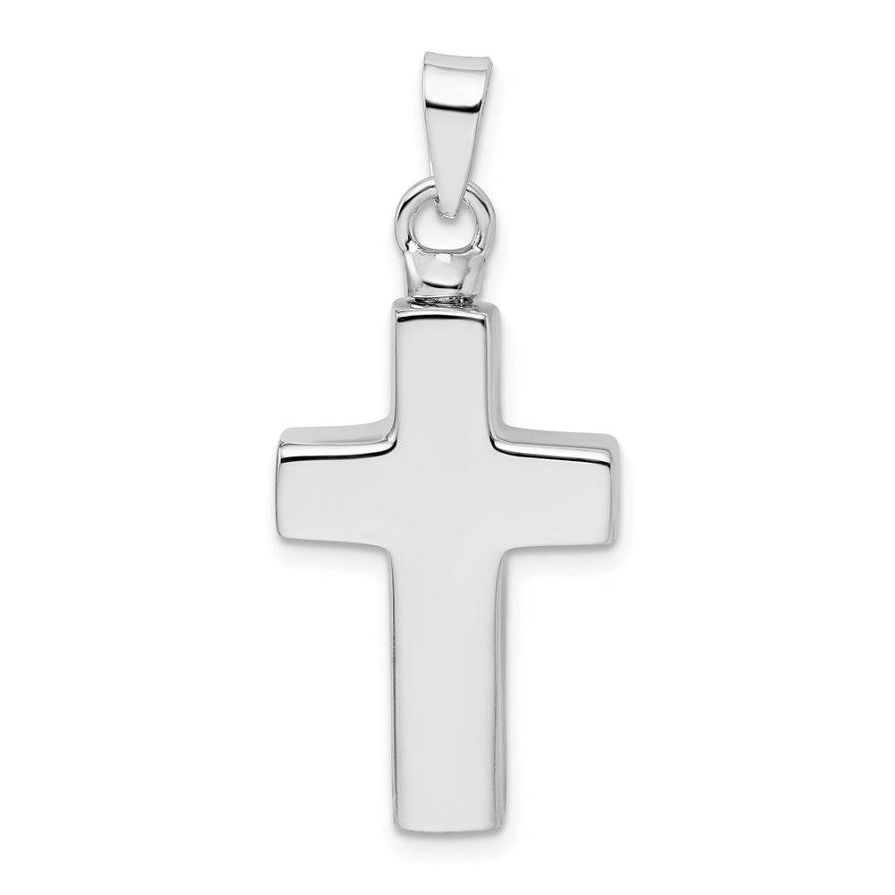 Sterling Silver Enameled Cross Ash Holder Pendant - Memorial Keepsake Jewelry - Pendant - Aydins Jewelry - 4