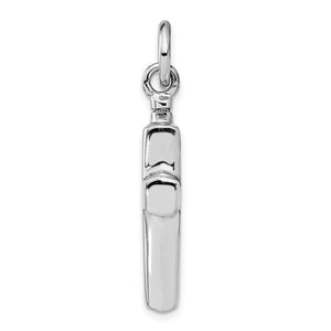 Sterling Silver Polished Cross Ash Holder Pendant - Memorial Keepsake Jewelry - Pendant - Aydins Jewelry - 2