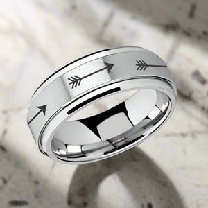 TARGET Tungsten Carbide men's wedding band, image 2