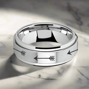 TARGET Tungsten Carbide men's wedding band, image 3