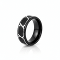 TERRANCE — Hero product shot — men's tungsten wedding ring.