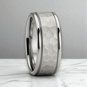 THORNTON Tungsten Carbide men's wedding band, image 1