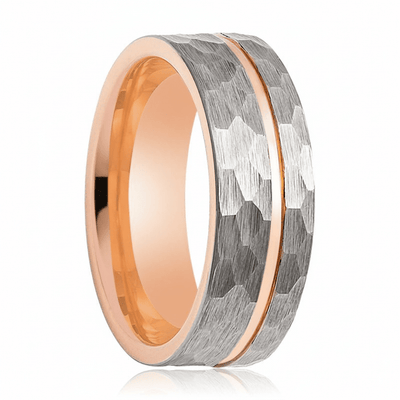 TROOPER — Hero product shot — men's tungsten wedding ring.