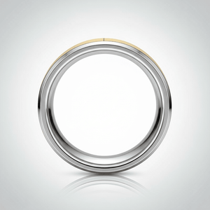 TROOPER — alternate angle — men's tungsten carbide wedding ring | Aydins Jewelry
