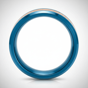 TROPICUS — alternate angle — men's tungsten carbide wedding ring | Aydins Jewelry
