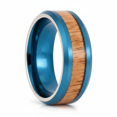TROPICUS — hero shot — men's tungsten carbide wedding ring | Aydins Jewelry
