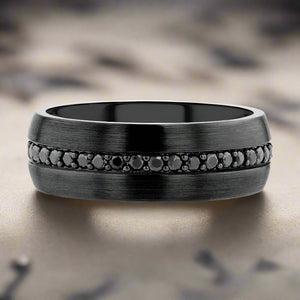 VALIANT Tungsten Carbide men's wedding band, image 4