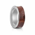 VANISH — Hero product shot — men's tungsten wedding ring.