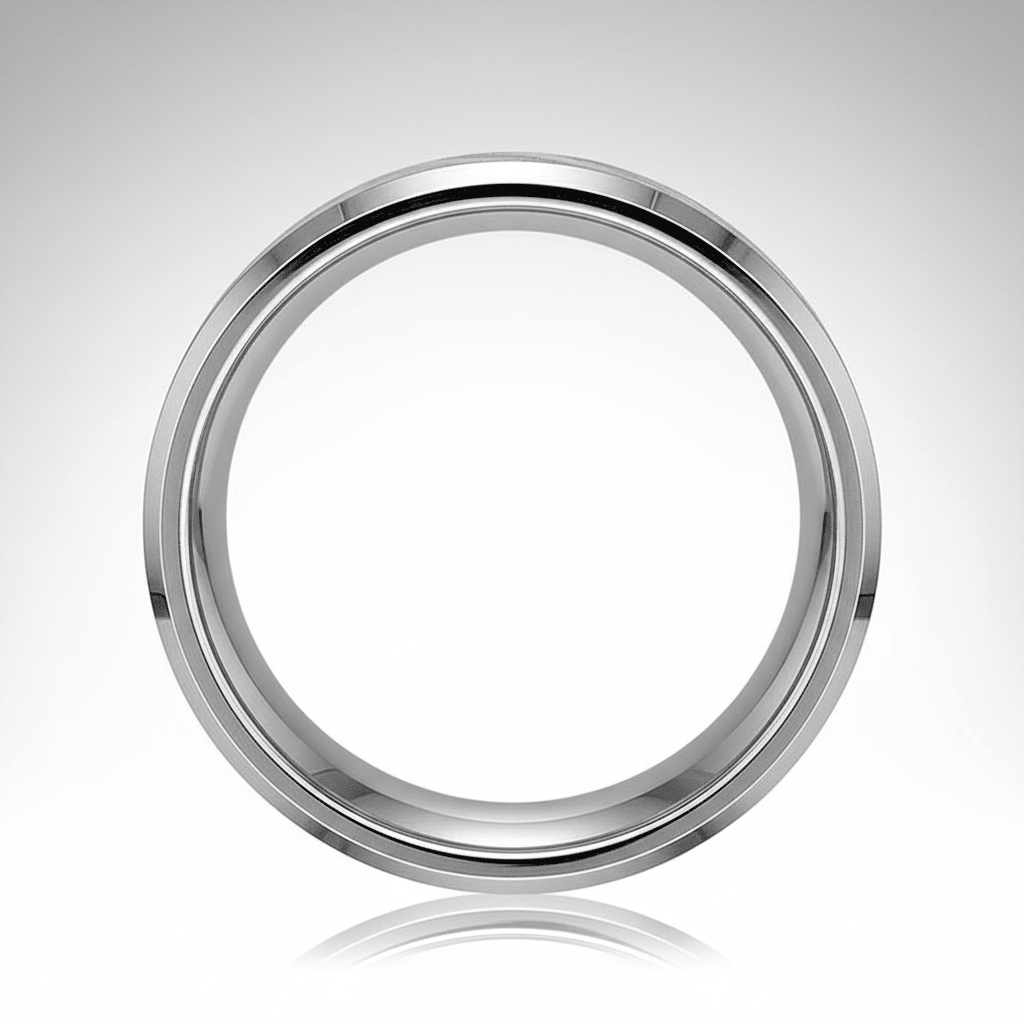 VESPER — alternate angle — men's tungsten carbide wedding ring | Aydins Jewelry