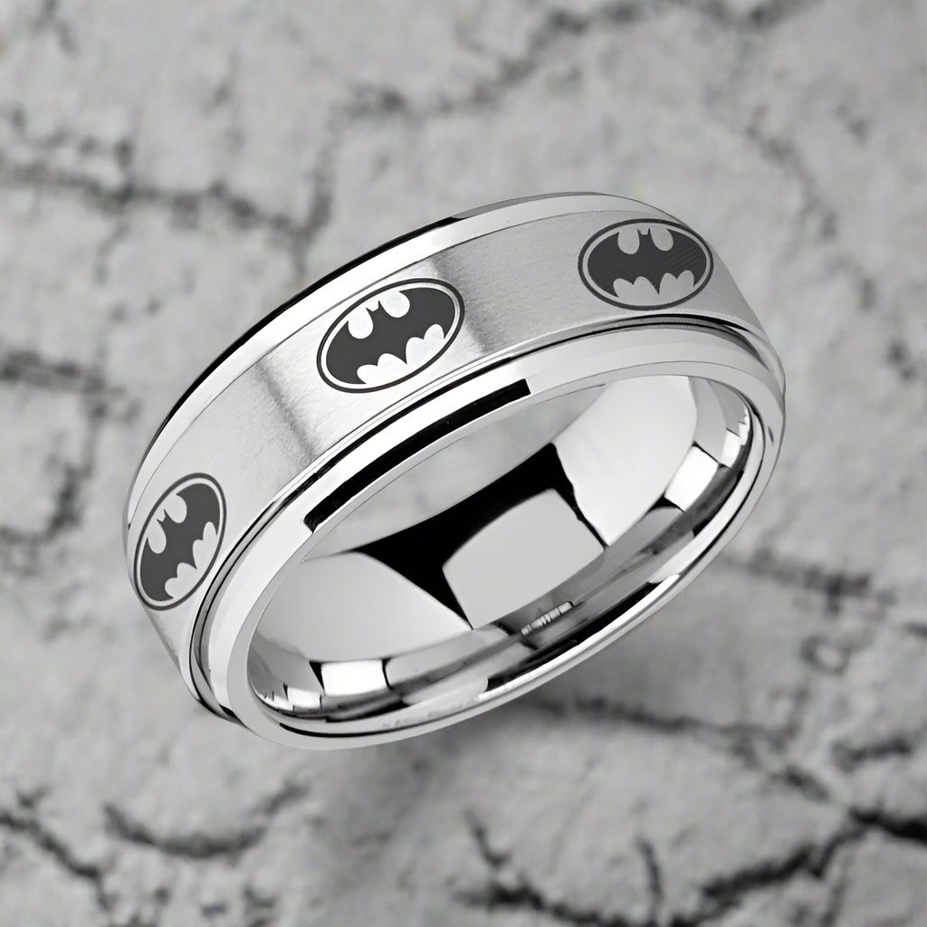 VIGILANTE Tungsten Carbide men's wedding band, image 2