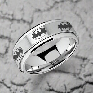 VIGILANTE Tungsten Carbide men's wedding band, image 2