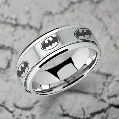 VIGILANTE Tungsten Carbide men's wedding band, image 2