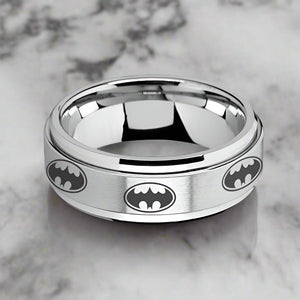 VIGILANTE Tungsten Carbide men's wedding band, image 3