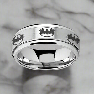 VIGILANTE Tungsten Carbide men's wedding band, image 1