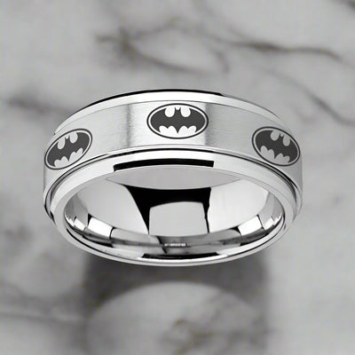 VIGILANTE Tungsten Carbide men's wedding band, image 1