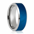 WAYLON — Hero product shot — men's tungsten wedding ring.