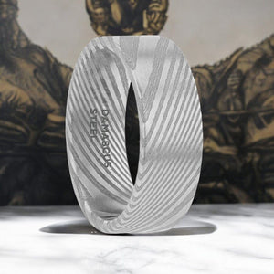 XANDER Sterling Silver men's wedding band, image 1