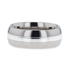 ZILVER Titanium men's wedding band, image 4