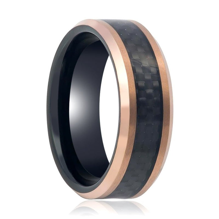 ARCHER | Tungsten Ring Rose Gold Finish - Rings - Aydins Jewelry - 1