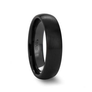 ATTOR Black Ceramic men's wedding band, image 2