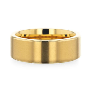AURELIANO Gold men's wedding band, image 3