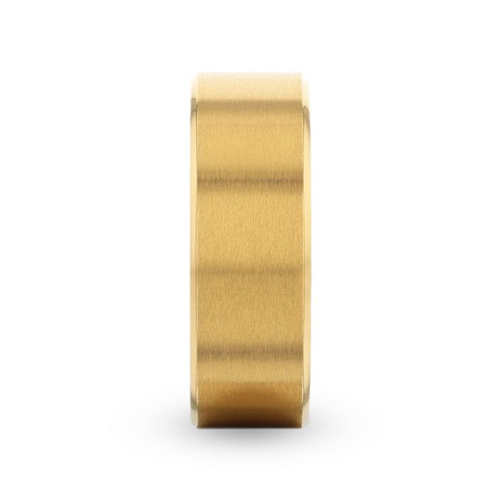 AURELIANO Gold men's wedding band, image 2