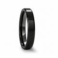 CITAR polished black ceramic band with beveled edges, hero
