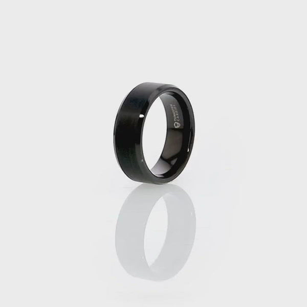 ELISE | Tungsten Ring Black