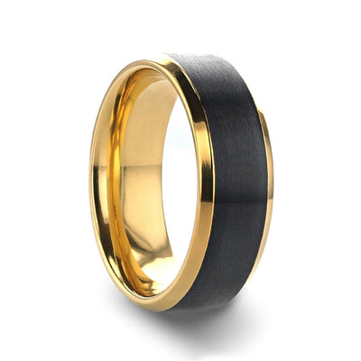 BEAUMONT Gold men's wedding band, image 1