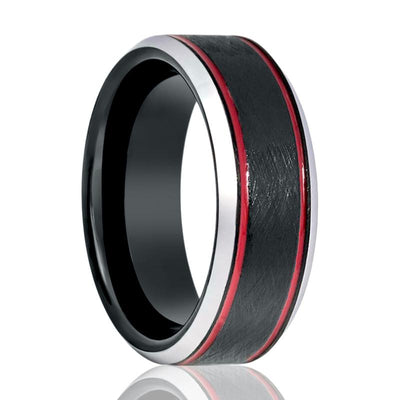 BELARIO — lifestyle on hand — men's tungsten carbide wedding ring | Aydins Jewelry