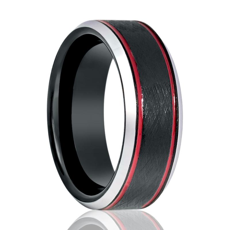 BELARIO — lifestyle on hand — men's tungsten carbide wedding ring | Aydins Jewelry