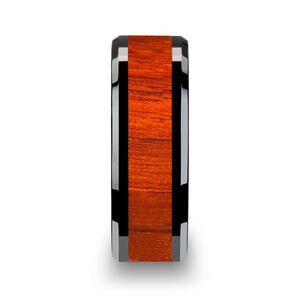 BOSULU Black Ceramic men's wedding band, image 4