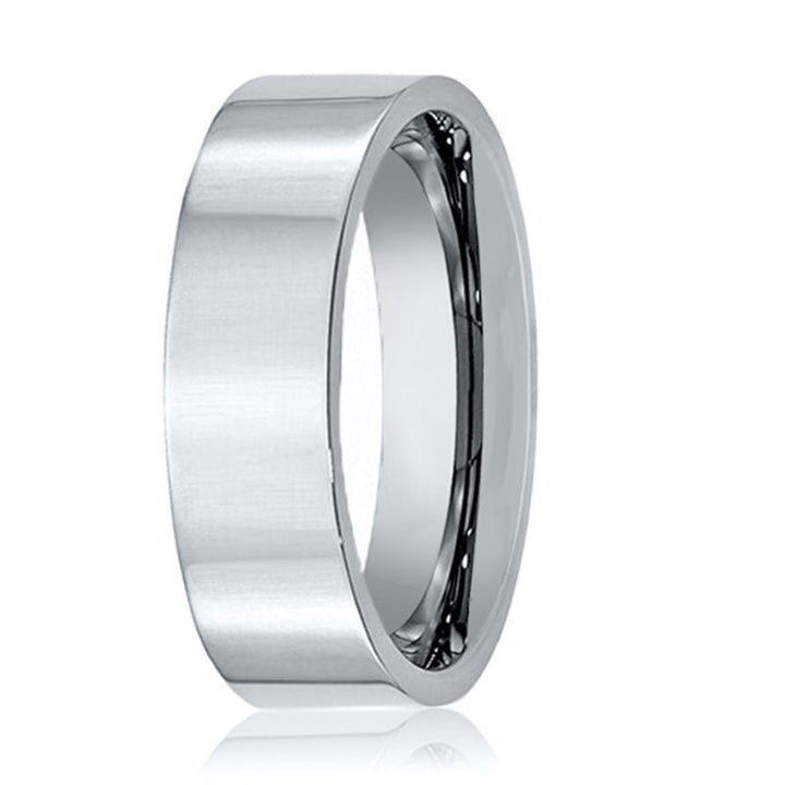 BRAWLER | Tungsten Ring Flat Pipe Cut - Rings - Aydins Jewelry - 4