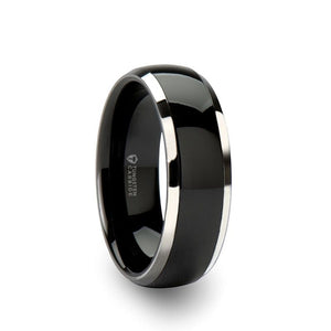 CARRERA Black Ceramic men's wedding band, image 4