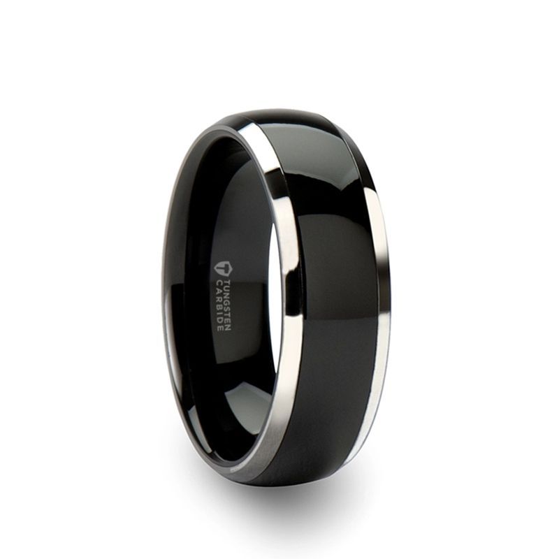 CARRERA Black Ceramic men's wedding band, image 4
