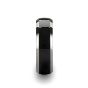 CARRERA Black Ceramic men's wedding band, image 3