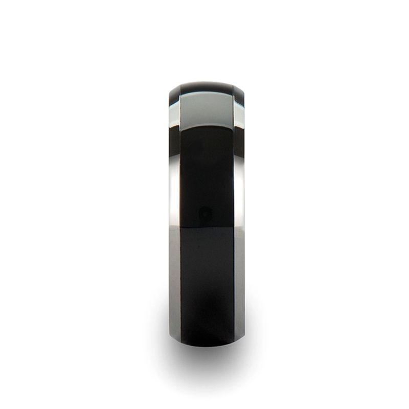 CARRERA Black Ceramic men's wedding band, image 3