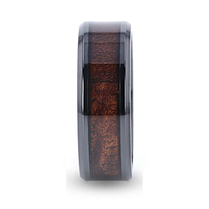 CERISE Black Ceramic men's wedding band, image 2