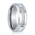 CETUS — hero shot — men's tungsten carbide wedding ring | Aydins Jewelry