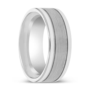 CHRONOS Tungsten Carbide men's wedding band, image 1