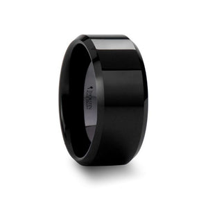 CITAR Black Ceramic men's wedding band, image 1