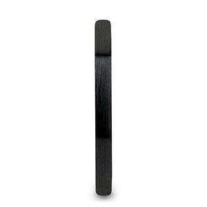 DAISY Black Ceramic men's wedding band, image 3
