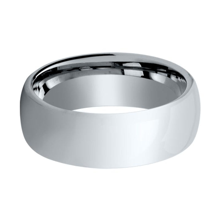 DEFENDER | Silver Tungsten Ring, High Polished, Domed - Rings - Aydins Jewelry - 2