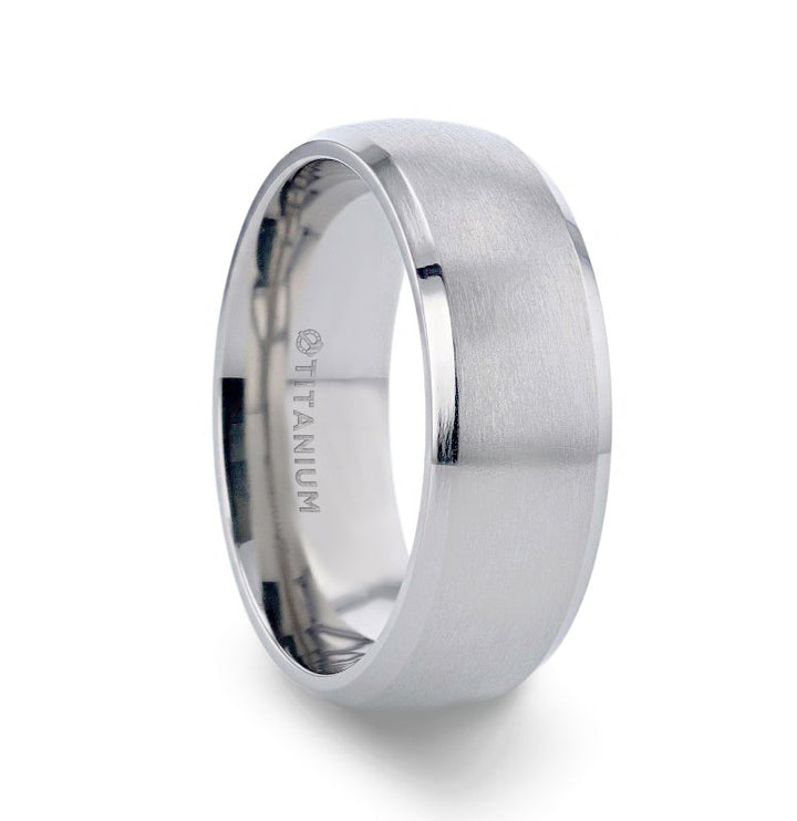 DUSTIN | Titanium Ring Chrome - Rings - Aydins Jewelry - 1